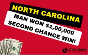 A North Carolina man will buy a new car with a $100,000 second-chance win!